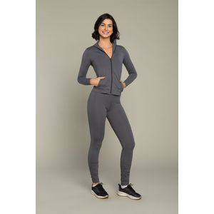 JAQUETA AMNI AD BOLSO E ZIPER FRONTAL - 1135