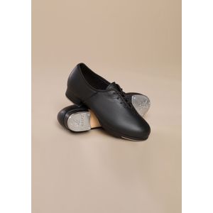 SAPATO SAPATEADO DE COURO SOLA DUPLA CHAPA FIXADA PRETO - 1500