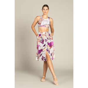 Saia Midi Estampada - 1421