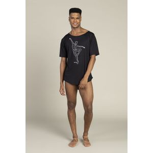 Camiseta Oversized Com Estampa Frontal - 1416